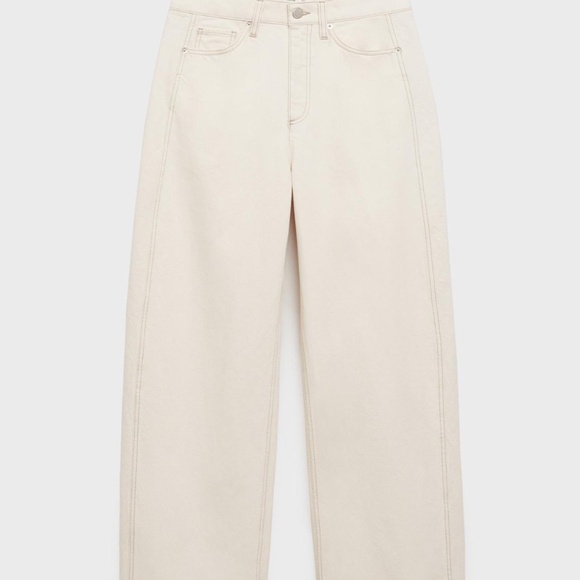 mango ecru balloon jeans - Picture 1 of 3